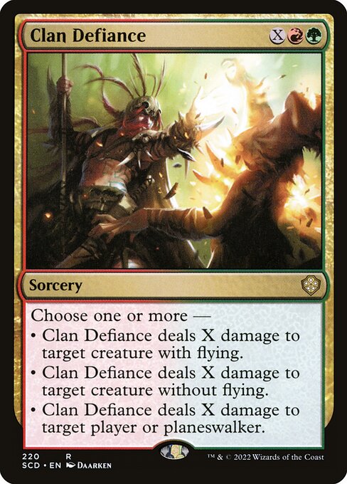 Clan Defiance - Starter Commander Decks Rare Card