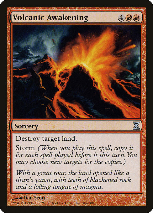 Volcanic Awakening - Time Spiral Uncommon Card
