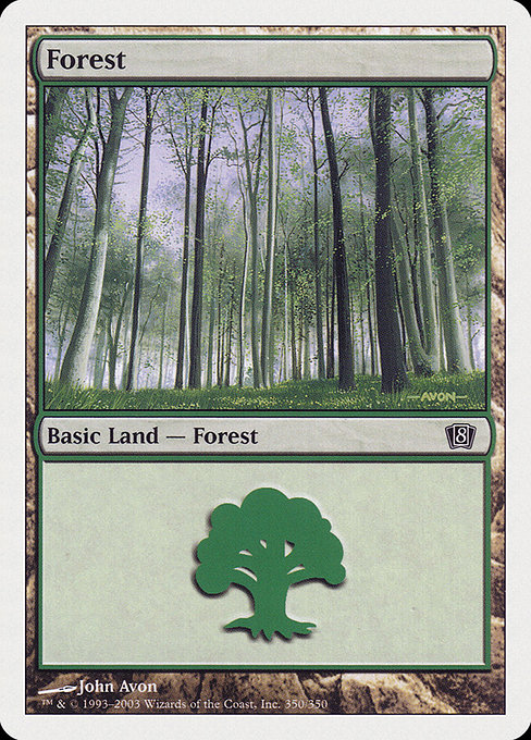 Forest - Eighth Edition Common Card