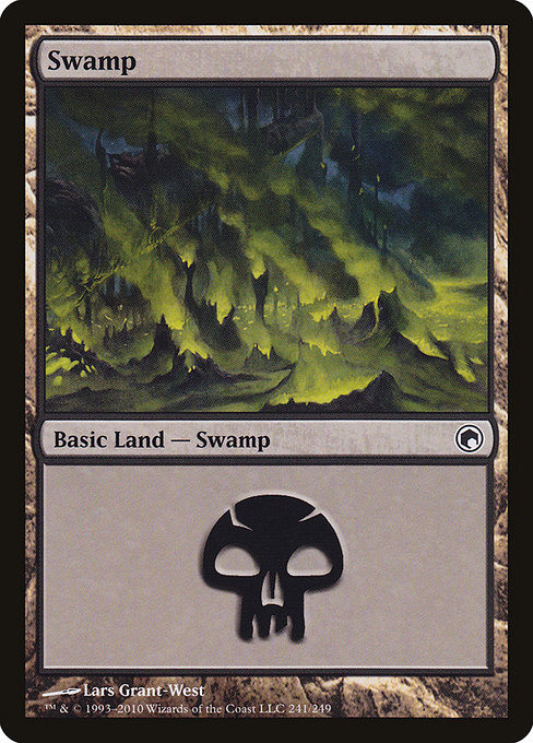 Swamp - Scars of Mirrodin Common Card