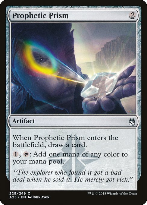 Prophetic Prism - Masters 25 Common Card