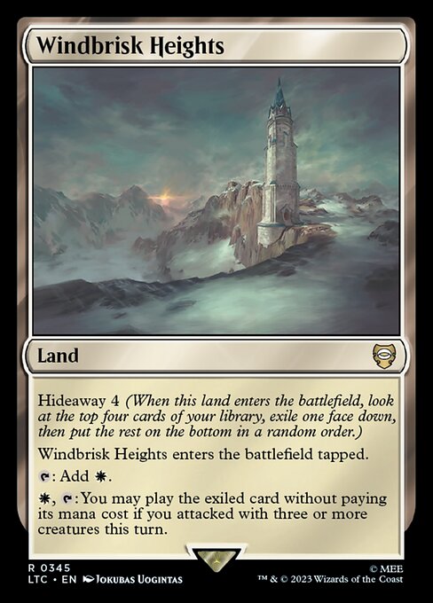 Windbrisk Heights - Tales of Middle-earth Commander Rare Card