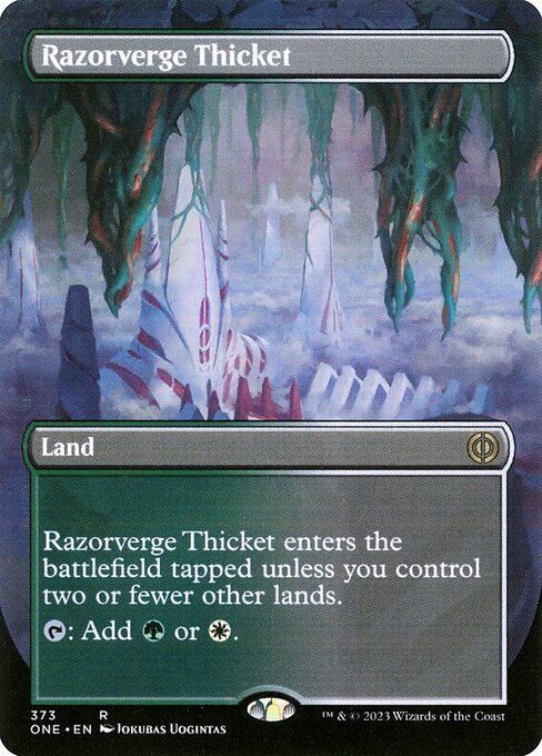 Razorverge Thicket - Phyrexia: All Will Be One Rare Card