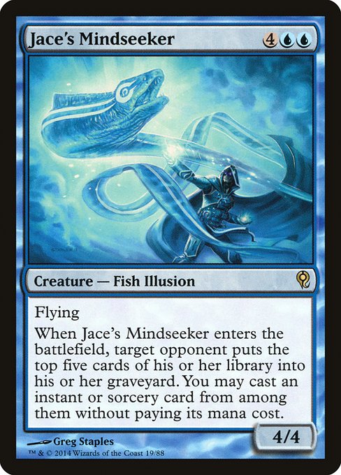 Jace's Mindseeker - Duel Decks: Jace vs. Vraska Rare Card