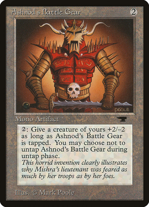Ashnod's Battle Gear - Antiquities Uncommon Card