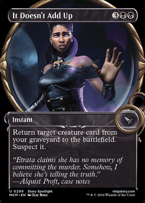 It Doesn't Add Up - Murders at Karlov Manor Uncommon Card