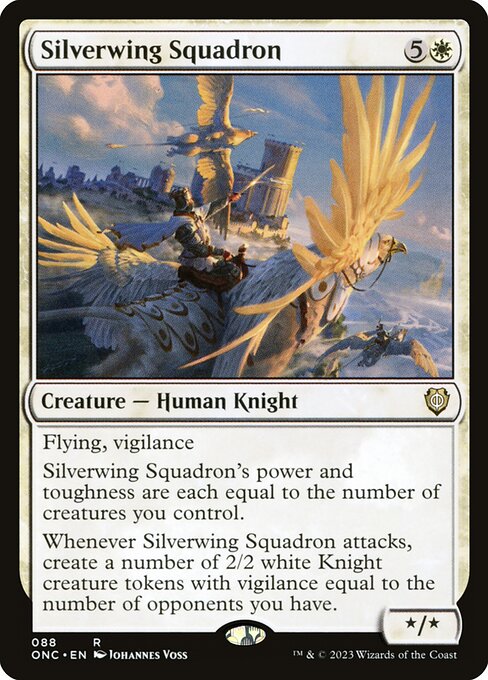 Silverwing Squadron - Phyrexia: All Will Be One Commander Rare Card