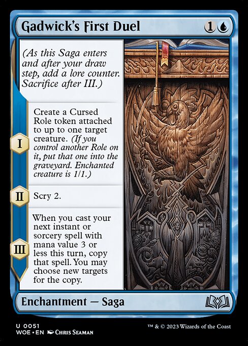 Gadwick's First Duel - Wilds of Eldraine Uncommon Card