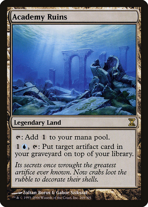Academy Ruins - Time Spiral Rare Card
