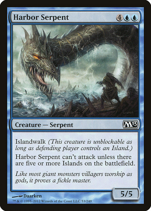 Harbor Serpent - Magic 2013 Common Card