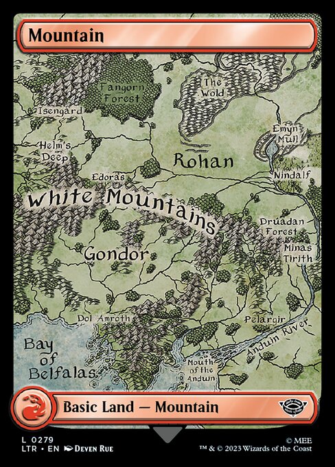 Mountain - The Lord of the Rings: Tales of Middle-earth Common Card