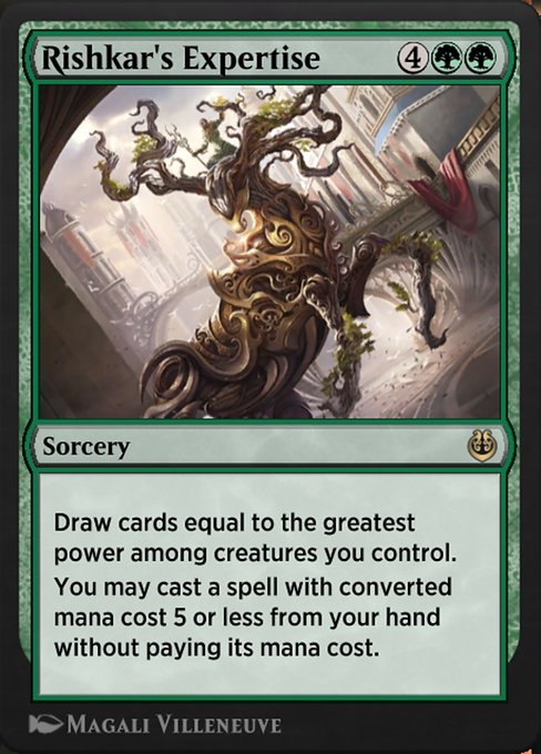Rishkar's Expertise - Kaladesh Remastered Rare Card