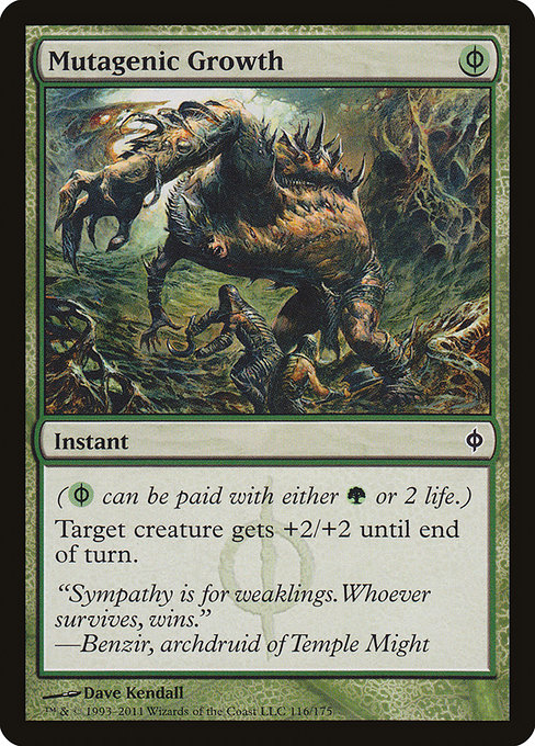 Mutagenic Growth - New Phyrexia Common Card