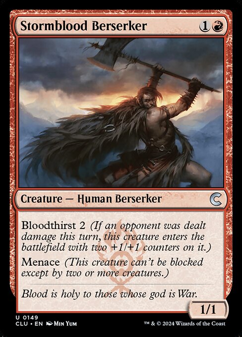 Stormblood Berserker - Ravnica: Clue Edition Uncommon Card