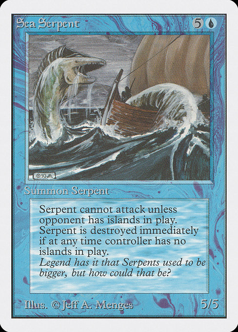 Sea Serpent - Unlimited Edition Common Card