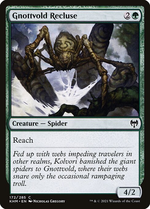 Gnottvold Recluse - Kaldheim Common Card