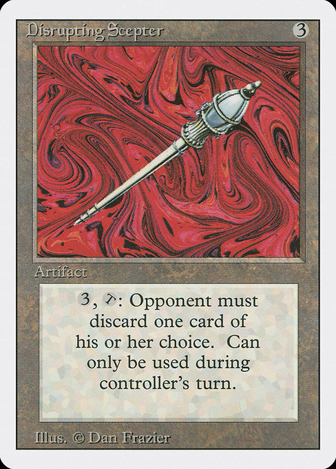 Disrupting Scepter - Revised Edition Rare Card
