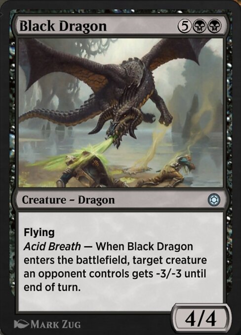 Black Dragon - Alchemy Horizons: Baldur's Gate Uncommon Card