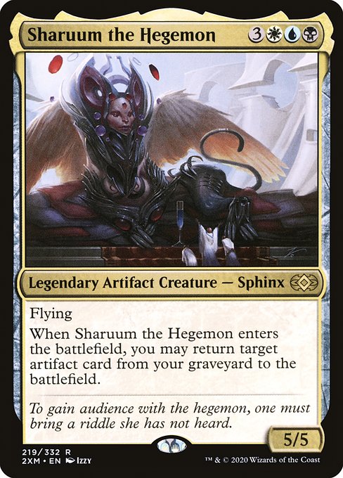 Sharuum the Hegemon - Double Masters Rare Card