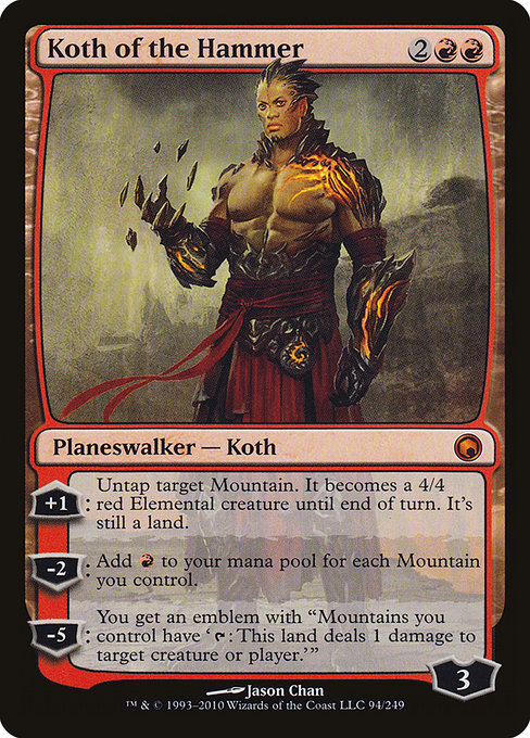 Koth of the Hammer - Scars of Mirrodin Mythic Card