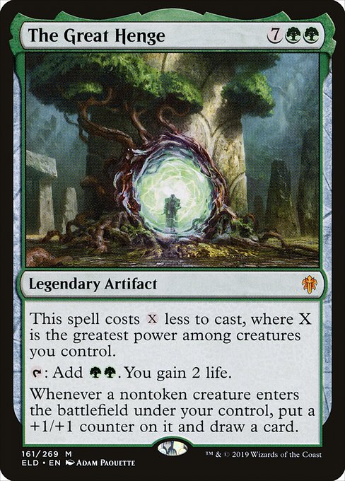 The Great Henge - Throne of Eldraine Mythic Card