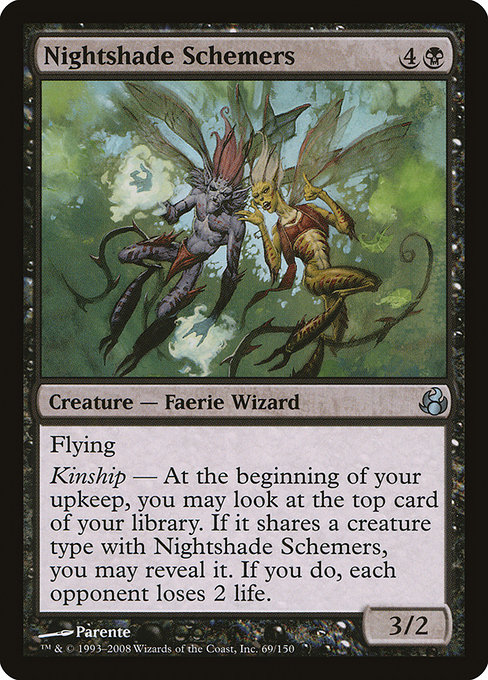 Nightshade Schemers - Morningtide Uncommon Card