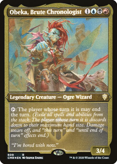 Obeka, Brute Chronologist - Commander Legends Rare Card