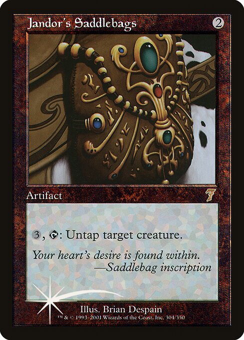 Jandor's Saddlebags - Seventh Edition Rare Card