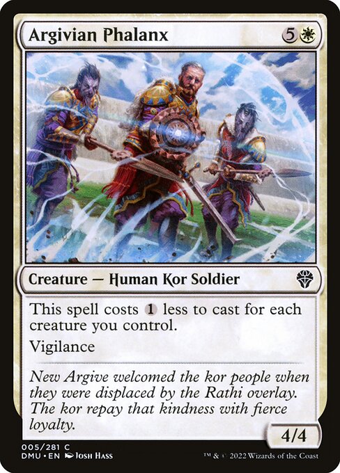 Argivian Phalanx - Dominaria United Common Card