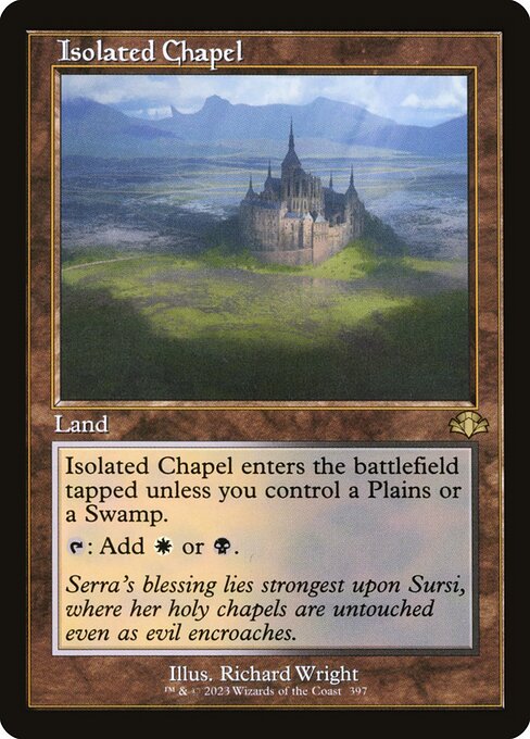 Isolated Chapel - Dominaria Remastered Rare Card