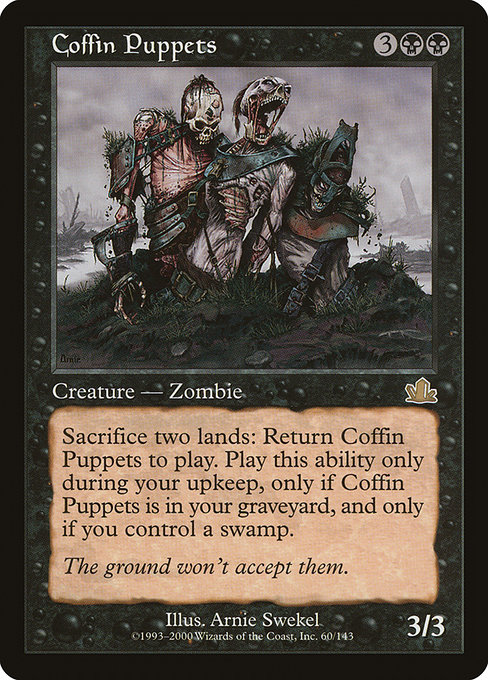 Coffin Puppets - Prophecy Rare Card