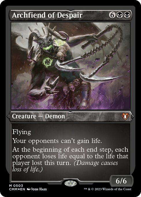 Archfiend of Despair - Commander Masters Mythic Card