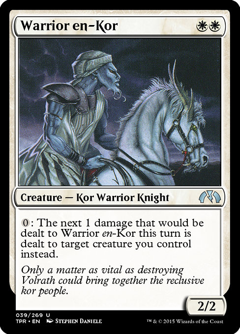 Warrior en-Kor - Tempest Remastered Uncommon Card