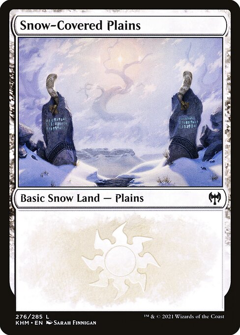 Snow-Covered Plains - Kaldheim Common Card