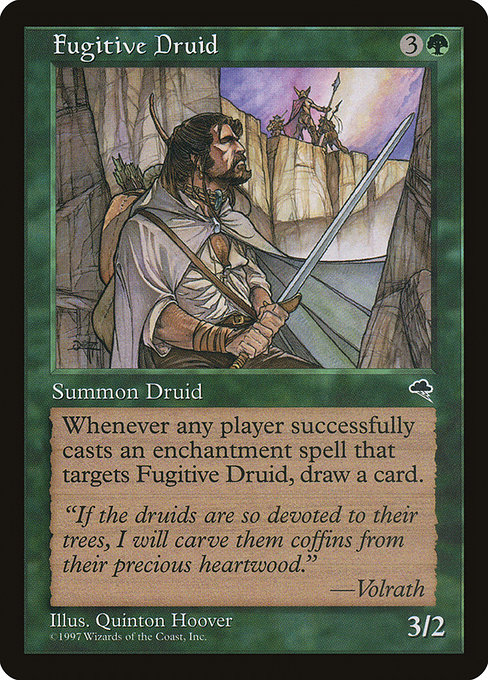 Fugitive Druid - Tempest Rare Card