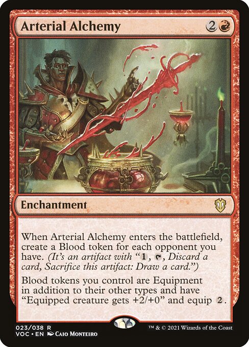 Arterial Alchemy - Crimson Vow Commander Rare Card