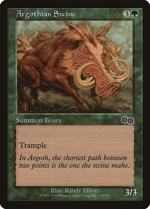 Argothian Swine - Urza's Saga Common Card