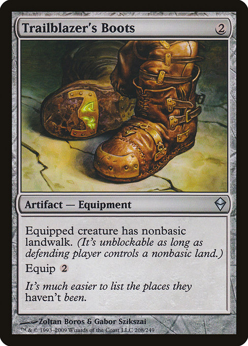 Trailblazer's Boots - Zendikar Uncommon Card
