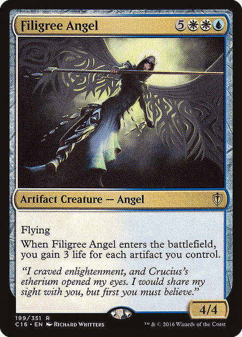 Filigree Angel - Commander 2016 Rare Card