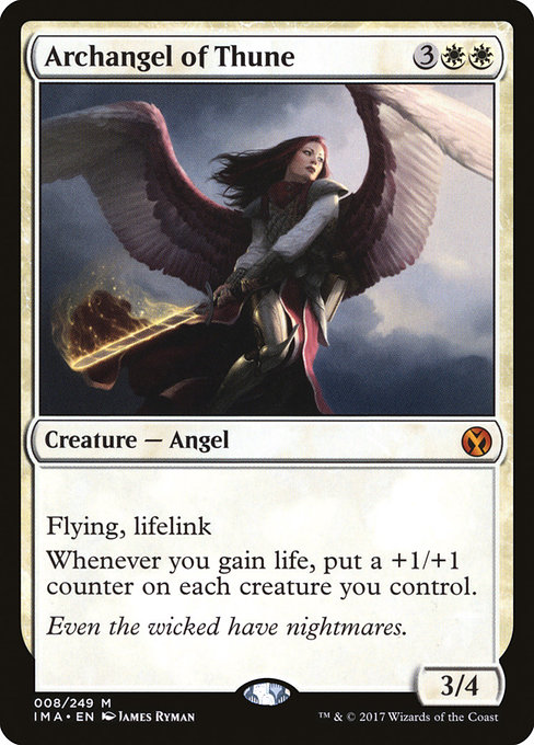 Archangel of Thune - Iconic Masters Mythic Card