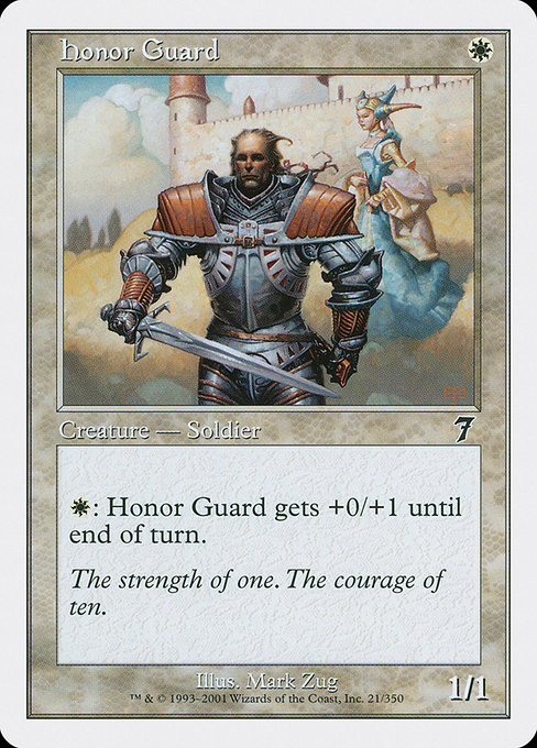 Honor Guard - Seventh Edition Common Card