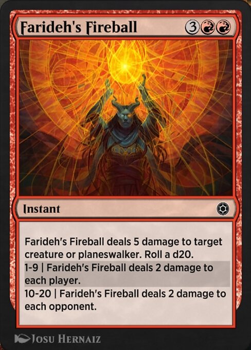 Farideh's Fireball - Alchemy Horizons: Baldur's Gate Common Card