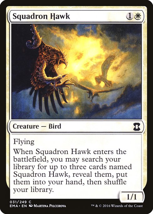Squadron Hawk - Eternal Masters Common Card