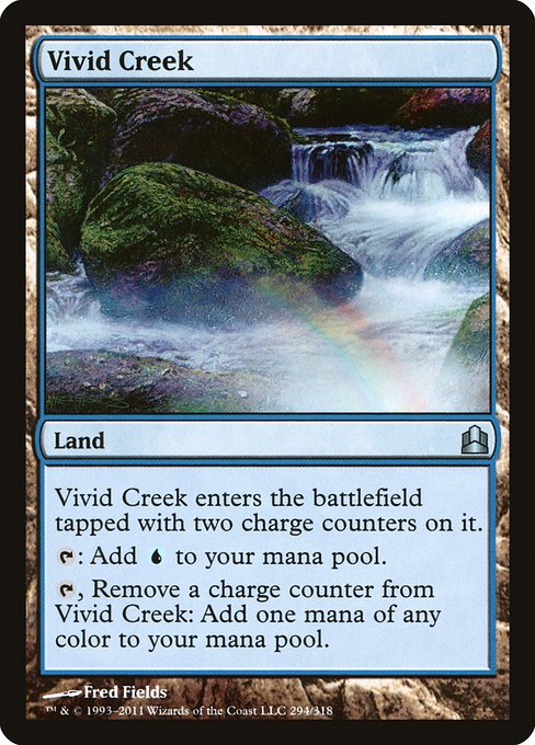 Vivid Creek - Commander 2011 Uncommon Card