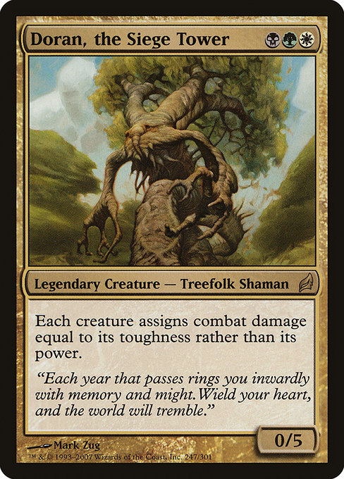 Doran, the Siege Tower - Lorwyn Rare Card