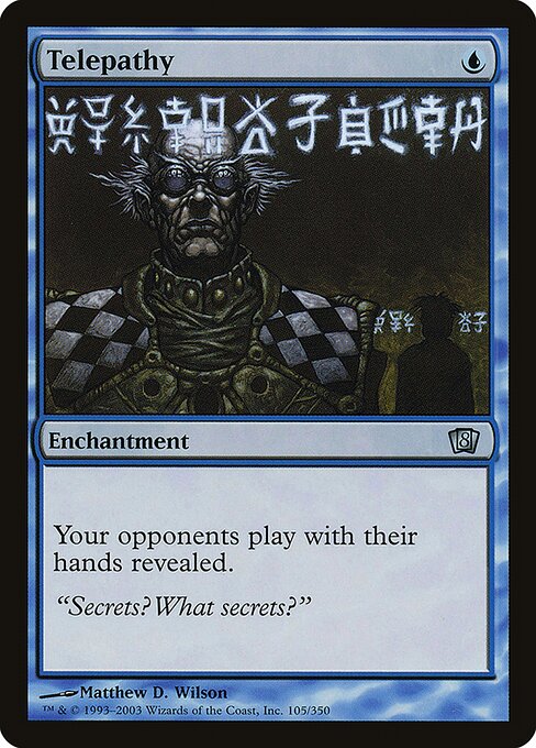 Telepathy - Eighth Edition Uncommon Card