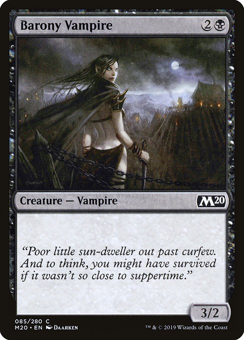 Barony Vampire - Core Set 2020 Common Card