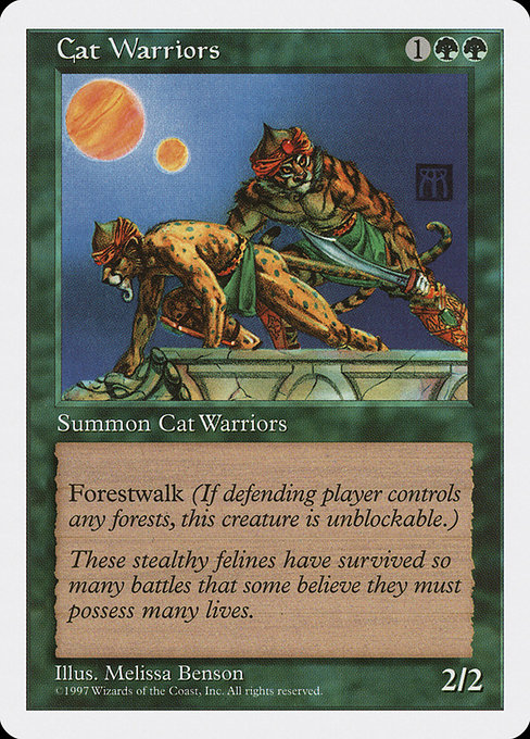 Cat Warriors - Fifth Edition Common Card