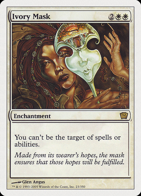 Ivory Mask - Ninth Edition Rare Card