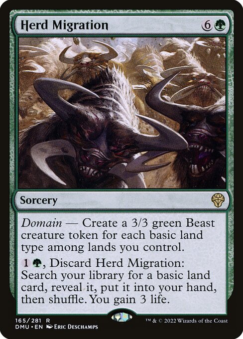 Herd Migration - Dominaria United Rare Card